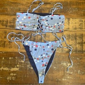 Dippin’ Daisys RWB Star Bikini